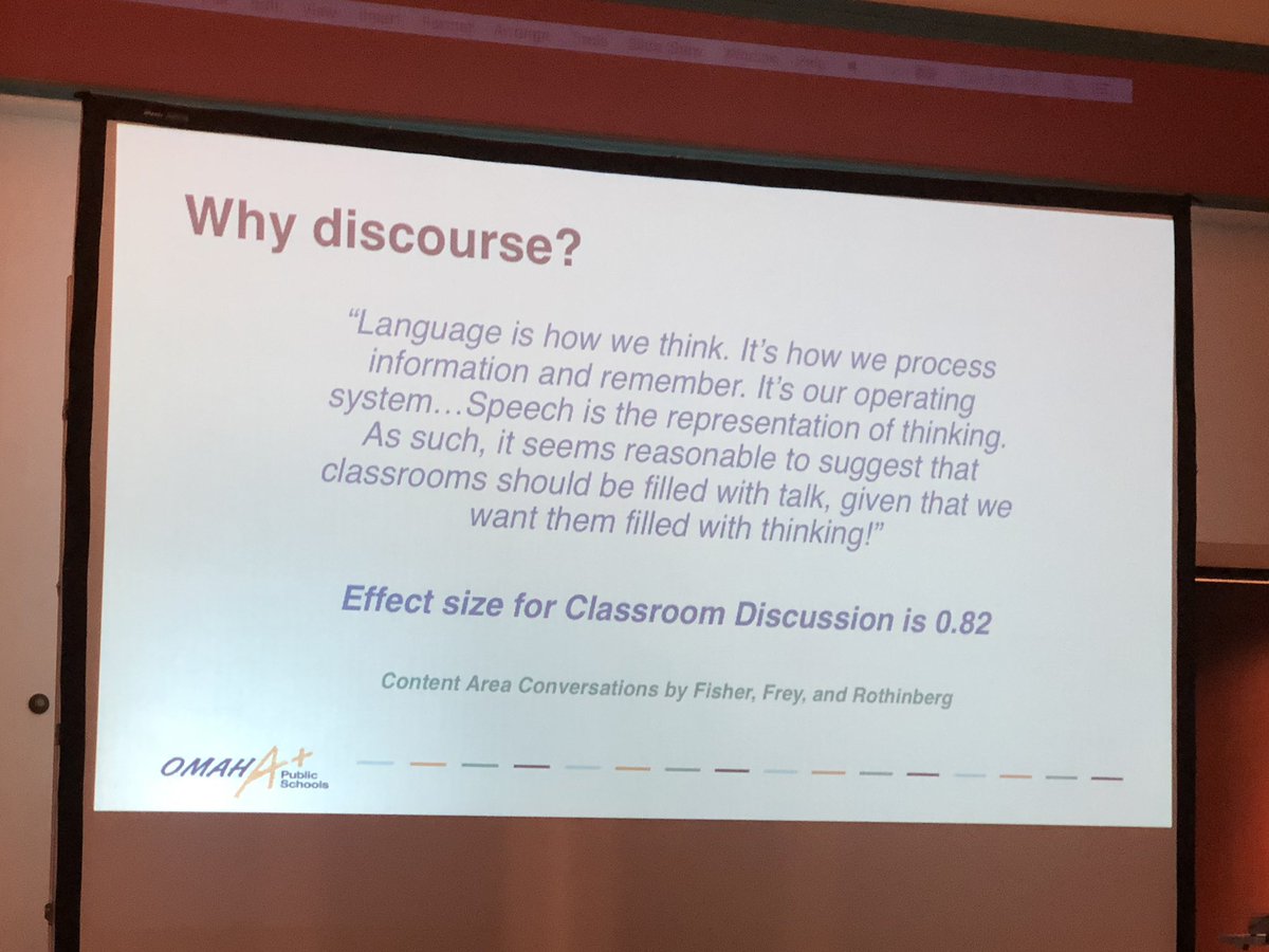 SLM_Principal's tweet photo. Classrooms should be filled with talking because talking is thinking! #discourse #opscis #mathmission https://t.co/o3M90qv40W