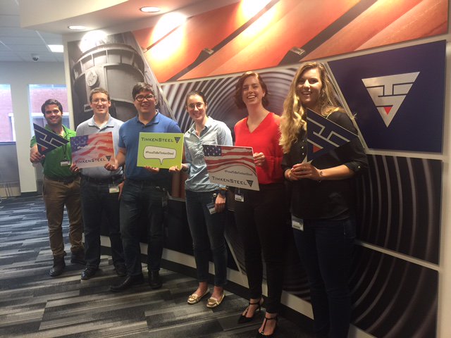 TimkenSteel's tweet photo. Hey, @uakron! Looking for an internship, co-op or entry-level job &amp; want to work with the foremost experts in steelmaking? Stop by today's Engineering &amp; Engineering Technology Career Fair &amp; learn why we’re #ProudtobeTimkenSteel #ExperienceTimkenSteel https://t.co/cGszbCjC0E https://t.co/WsBpmKdOIV