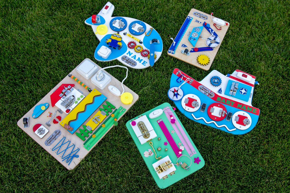 MiKossToy's tweet photo. Collection of busy boards https://t.co/l4VRNV0Qhz