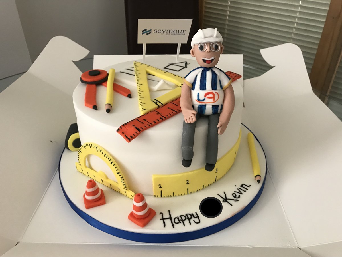 SeymourCEC's tweet photo. As instructed by the boss we’re not disclosing exactly which special birthday he celebrated in late September.
But it would be a shame to not show off this incredible cake from Precision Geomatrics. 
Thank you for the lovely gesture, and it tasted great! https://t.co/1khtswi9yd