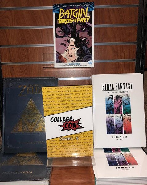 BNcollege's tweet photo. Bam! 💥 Pow! 💥 #CollegeCon has *officially* kicked off in our stores. (And we're continuing to celebrate all month long!) https://t.co/ugehrK2n9g