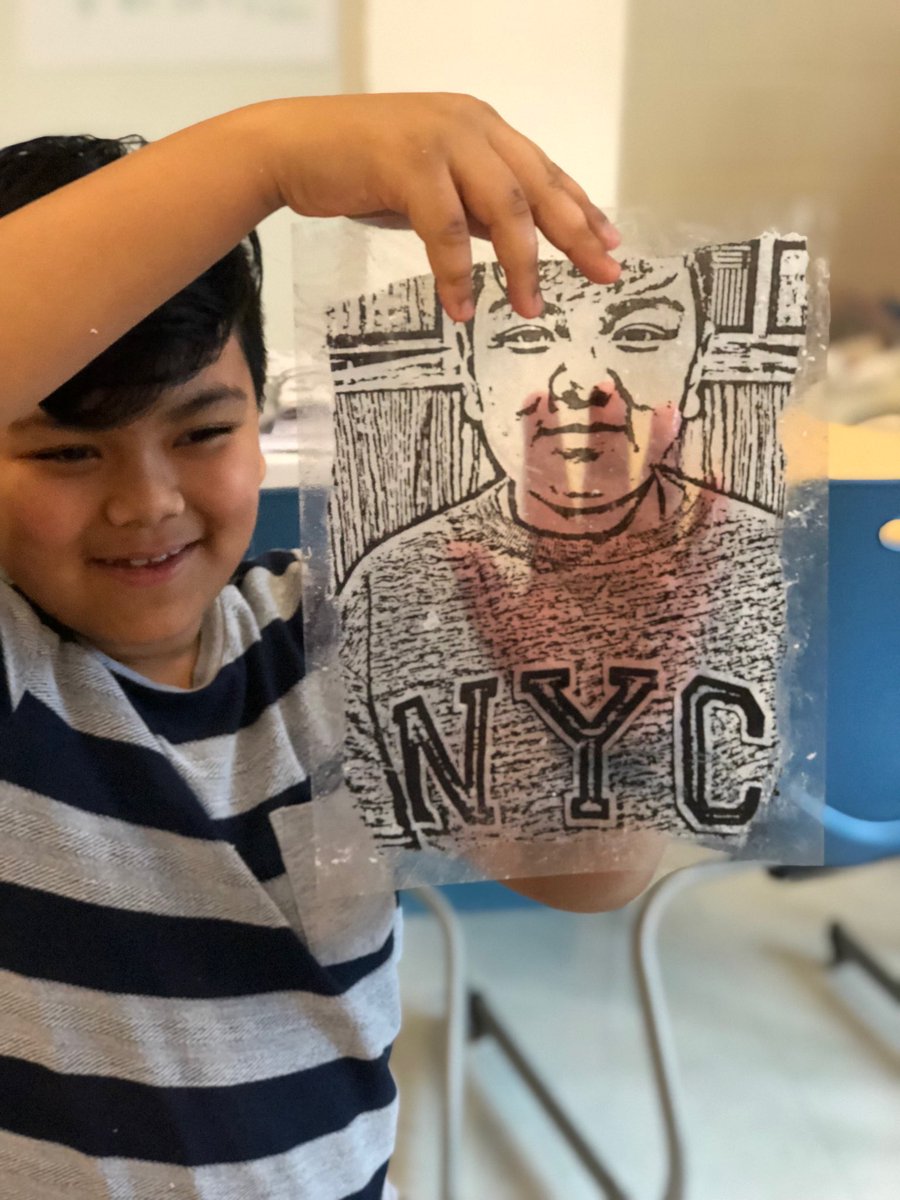 EnrichmentWeeks's tweet image. Learning about Transfer Printing in 4th grade #DrWeeksSCSD #SCSDEnrichment @SCSDArts