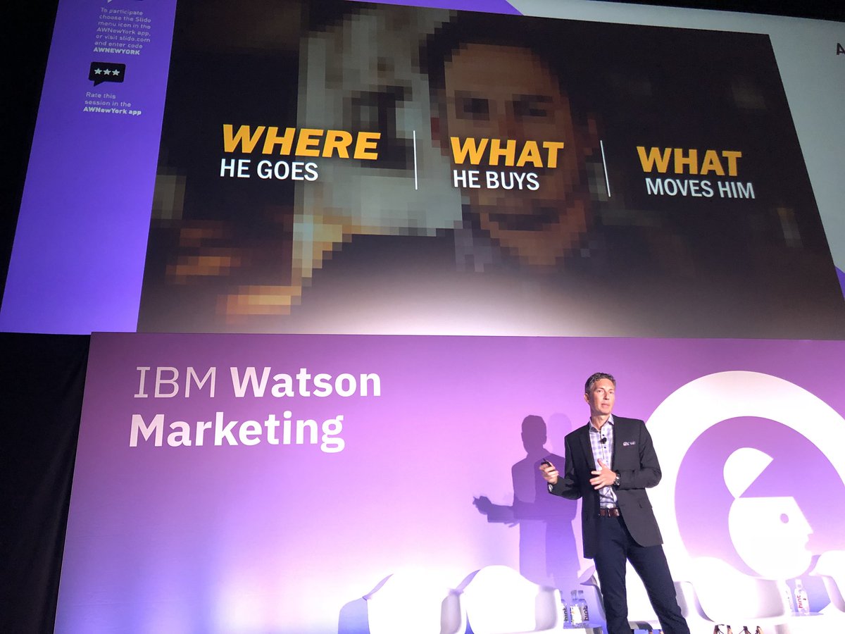 RayRayE22's tweet image. "In order to beat Goliath, market like David" @conversant #AWNewYork2018