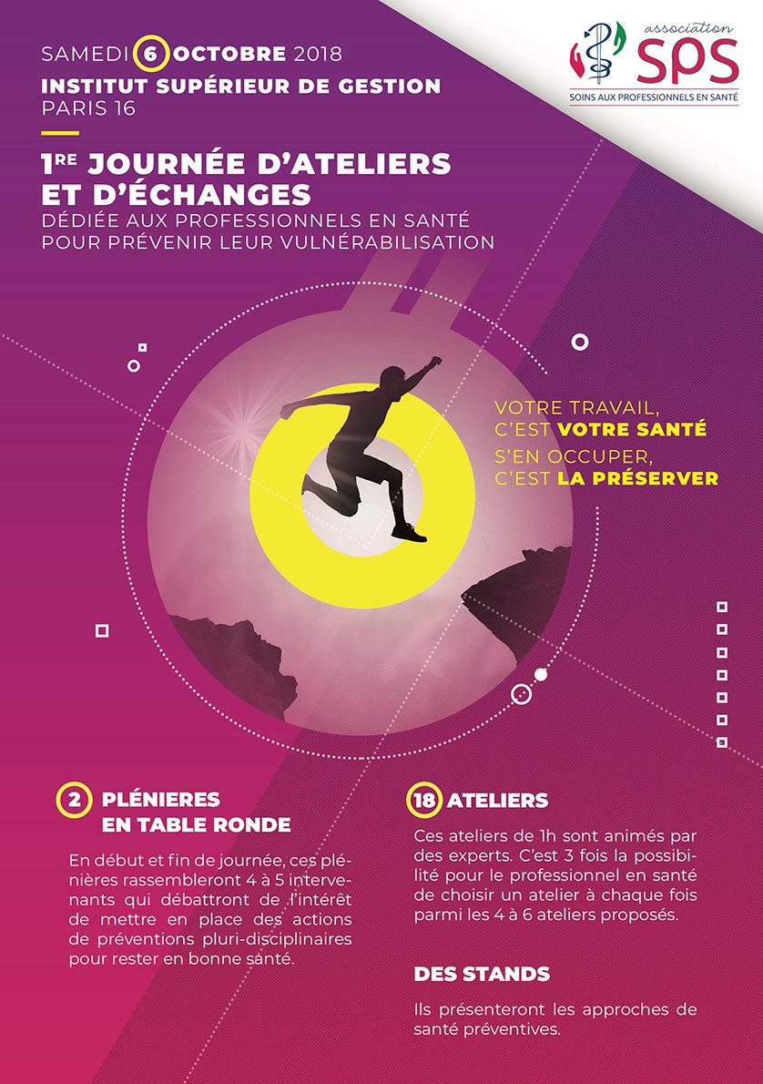 ISG (@isg) on Twitter photo Ce samedi 6 octobre, l'ISG sera partenaire de la première journée d'ateliers et d'échanges dédiée aux professionnels en santé et aux étudiants organisée par l' <a href="/AssoSPS/">Association SPS</a> !
Inscriptions 👉 bit.ly/2QQCRQl Ce samedi 6 octobre, l'ISG sera partenaire de la première journée d'ateliers et d'échanges dédiée aux professionnels en santé et aux étudiants organisée par l' <a href="/AssoSPS/">Association SPS</a> !
Inscriptions 👉 bit.ly/2QQCRQl