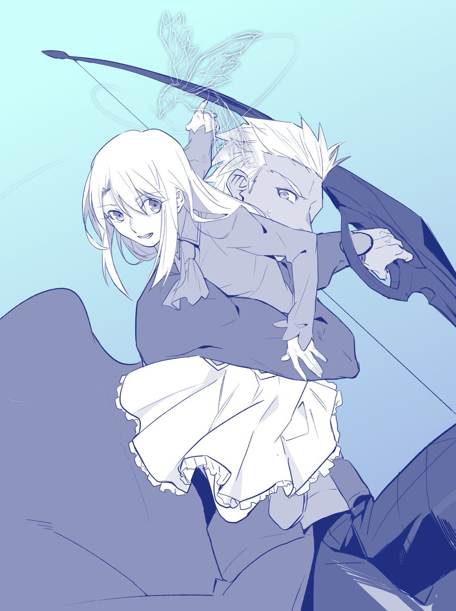 あすか على تويتر おてんばお姉さんイリヤとアーチャーとか好きですっていう絵です あすか على تويتر おてんばお姉さんイリヤとアーチャーとか好きですっていう絵です