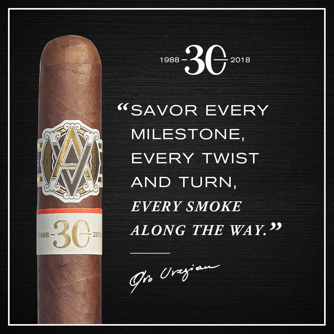 “Savor every milestone, every twist and turn, every smoke along the way.” – AVO Uvezian #TheAVOPhilosophy #AVO30Years #AVOCigars