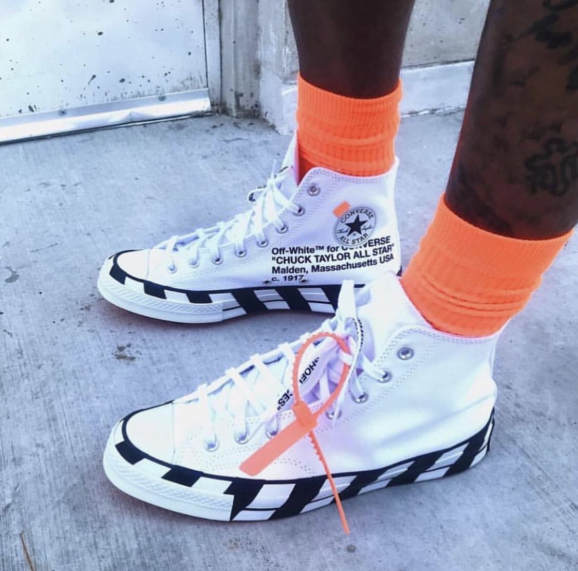 SNKR_TWITR on X: "On look at the Off-White x Converse "70s" 📷 via @OffWht #snkr_twitr https://t.co/xe4fkeGsVl" / X