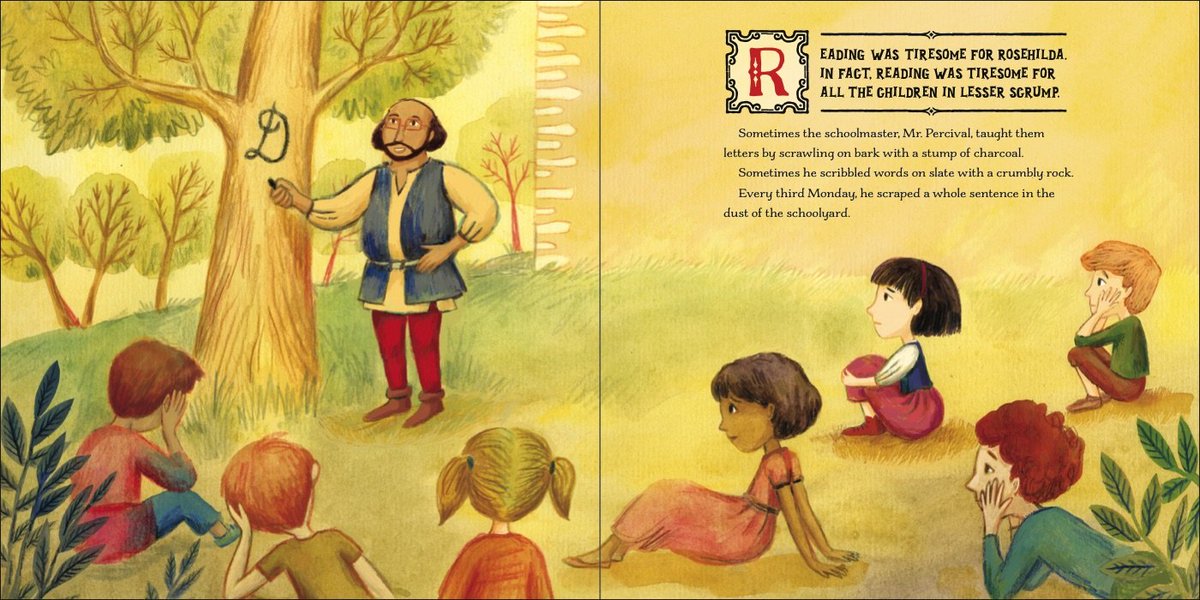 BrightAgencyUS's tweet image. A joyful #BookBirthday to THE BOOK DRAGON, illustrated by #BrightArtist @eva_chatelain 🔥🐉 written by @kellandrewsPA! Read all about the adventures of young Rosehilda, the only one in the village of Lesser Scrump brave enough to confront the book-stealing dragon 📖@SterlingKids