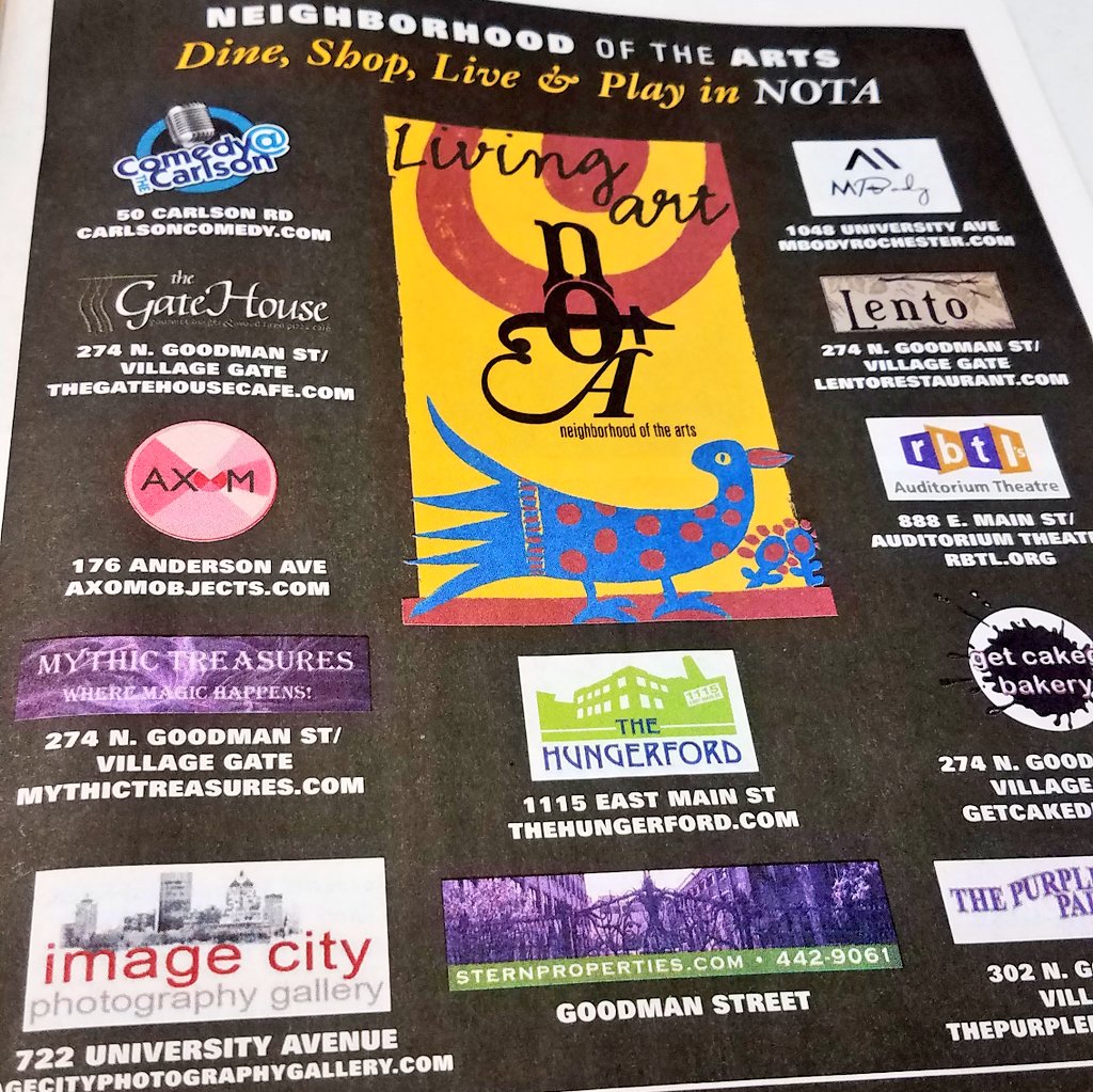 MAG_Rochester's tweet image. Morning meeting in the Neighborhood of the Arts and @roccitynews reminds us all that Best of Rochester voting is still going on. #BestofRoc18 highlights all that good in the Neighborhood #ExploreNOTA
#ImprintableSolutionsInk