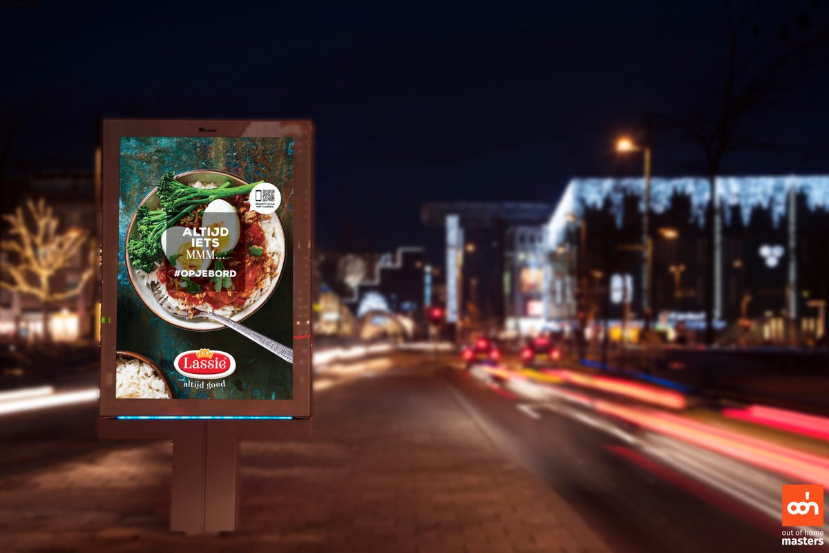 Campagne: <a href="/LieverLassie/">Lassie Rijst</a>, altijd iets mmm.... #opjebord

#OOH #Buitenreclame