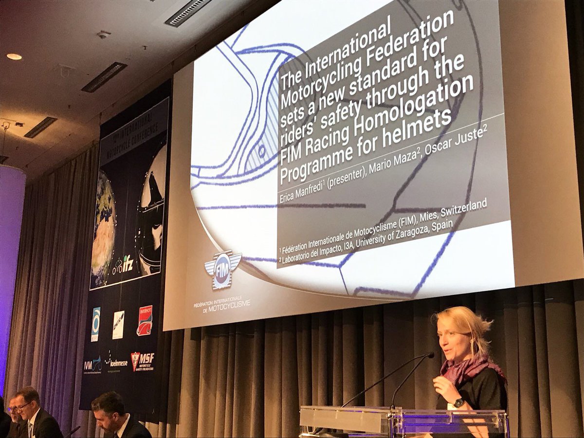 FIM_live's tweet photo. #FRHP #Intermot2018 @FIM_live explain the #FIM Racing Homologation Programme for helmets
https://t.co/iDtbcO0HtA https://t.co/wJyHiEz2ve