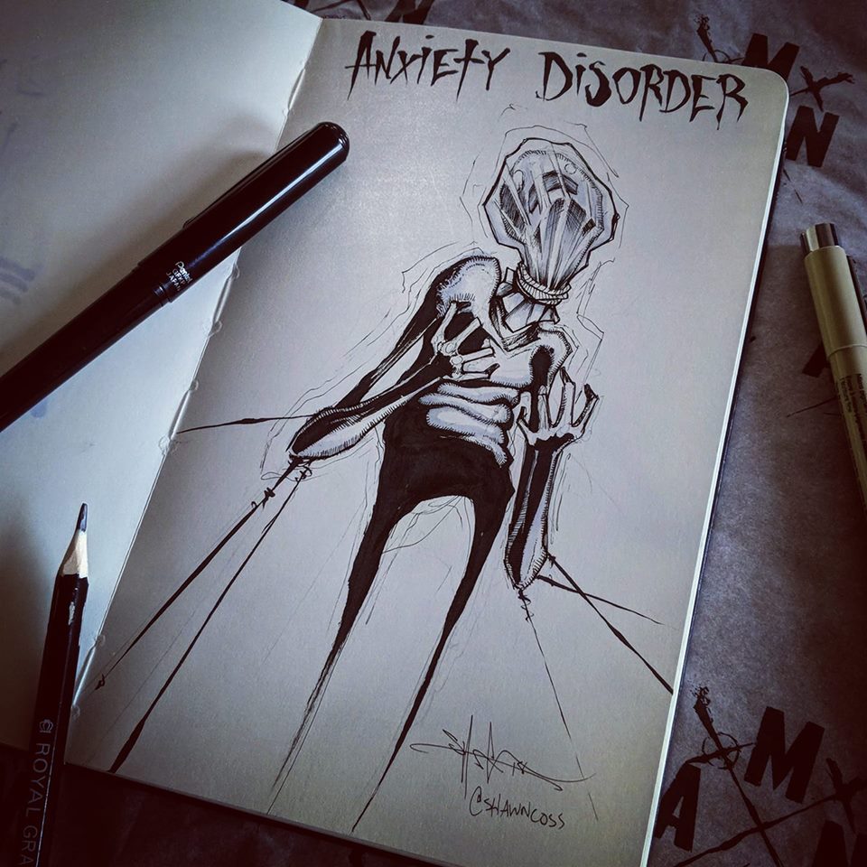 Shawn Coss on Twitter: "Borderline Personality Disorder - Inktober