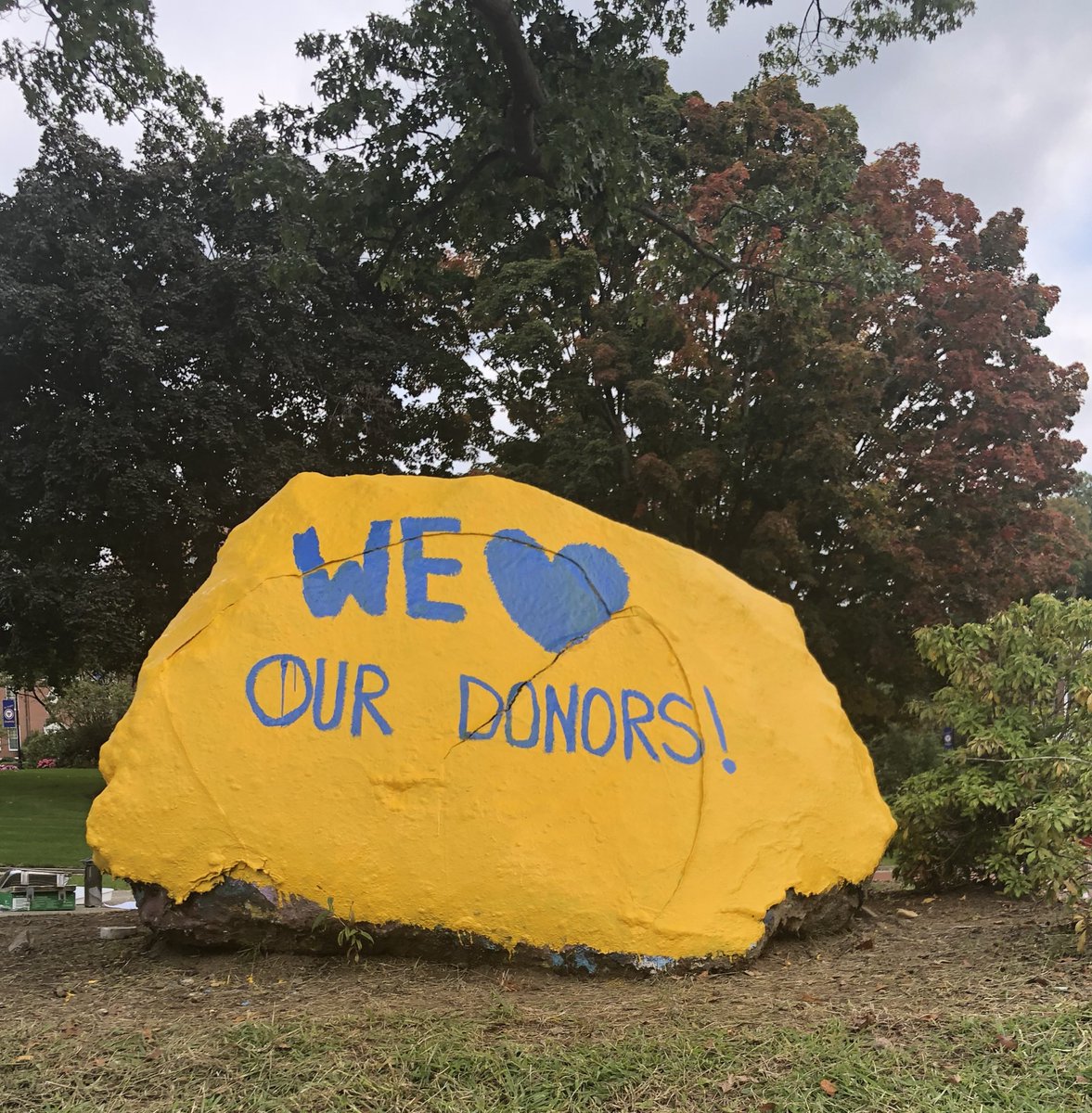 TAG day is in full swing around campus today! #thankagiverday #wneTAGday