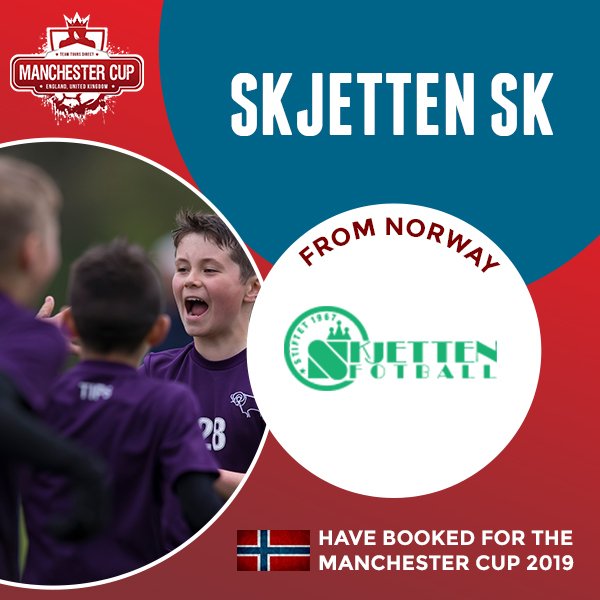 VictoryCups's tweet image. Skjetten SK 🇳🇴 have booked for the Manchester Cup 2019 🏴󠁧󠁢󠁥󠁮󠁧󠁿⚽🙌

Join these and many more in the leading Easter tournament 🐣🐰

Register now &amp;gt; tinyurl.com/y8wxerfb

#VictoryCupSeries #YouthFootball #Football