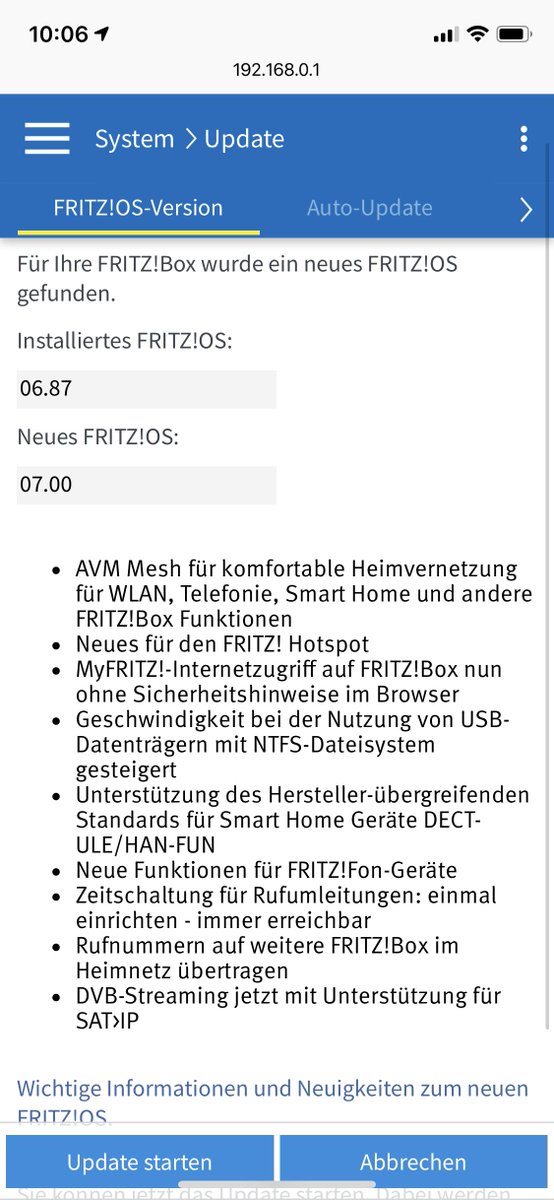 Neotrix's tweet image. Oh, @AVM_DE hat endlich die neue 7er #fritzos Firmware für die #FritzBox 6490 veröffentlicht. Jetzt fehlt nur noch der Rest.