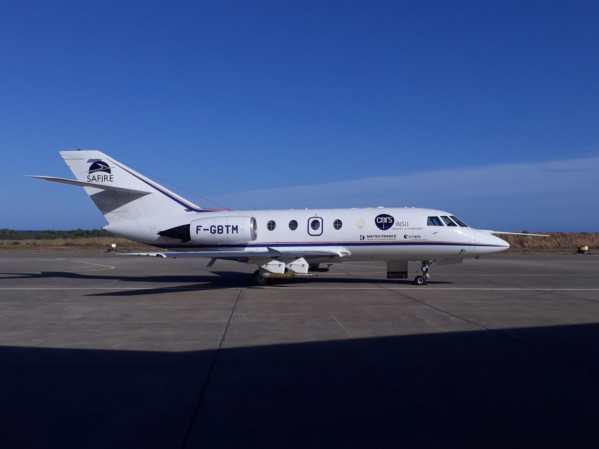 Storm chasing today in Corsica, where the EXAEDRE campaign is in progress. We had some real nice sampling of the storms from the Falcon 20 aircraft of #CNRS and #CNES
#LMD #IPSL @IPSL_outreach