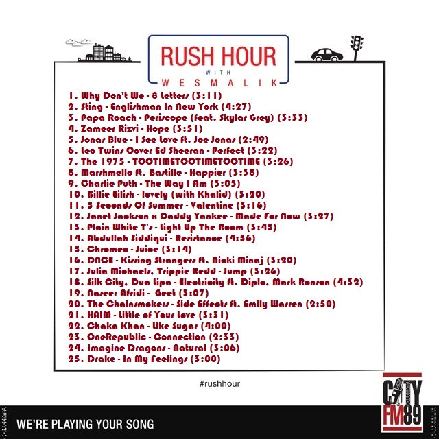 wesmalik's tweet photo. Thanks to the Leo Twins for being on @CityFM89 today! Here's todays #playlist as played on your #radio #fm89 https://t.co/zgPoGVmgAp