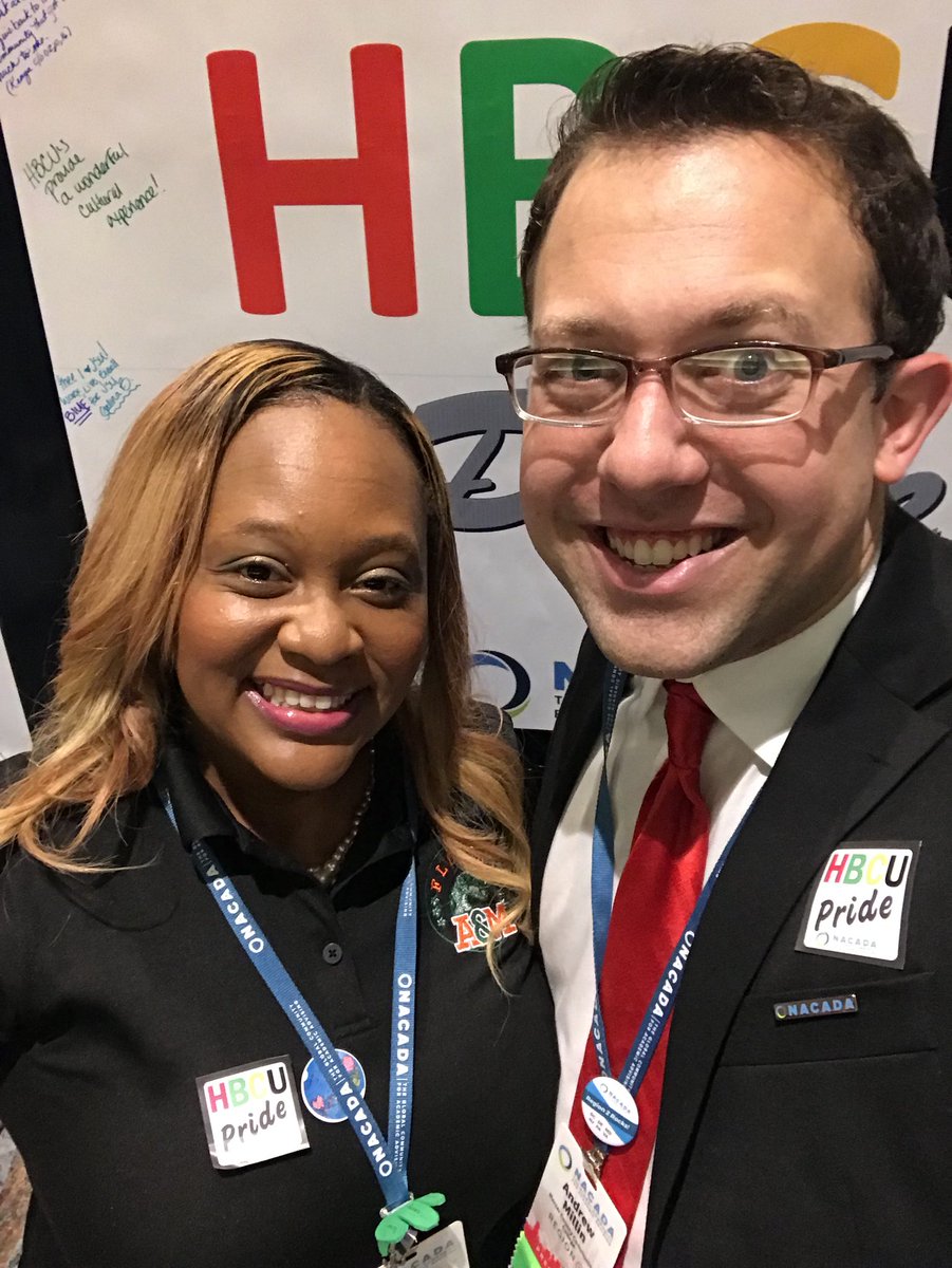 anmillin's tweet photo. Connected with the HBCU Advising Community at the @NACADA Advising Community Division Fair this morning! Chatted with my new friend Charlene from @FAMU_1887 about the @CenterForMSIs!
.
.
.
#HBCUPride #LiftingHBCUs #LiftingMSIs #NACADA18
@NACADA_Region4 @NACADAr2 https://t.co/FEDuFg7qQF