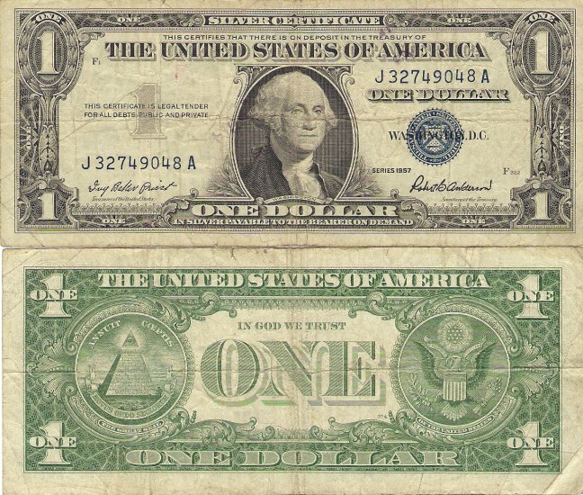 #OnThisDay In #NumismaticHistory October 1, 1957 The phrase In God We Trust first appeared on U.S. Paper Currency. facebook.com/48162608522002… 
 #Notaphily #Notaphilist #PaperMoney #Currency #BankNote #Numismatics #SilverCertificate #BEP