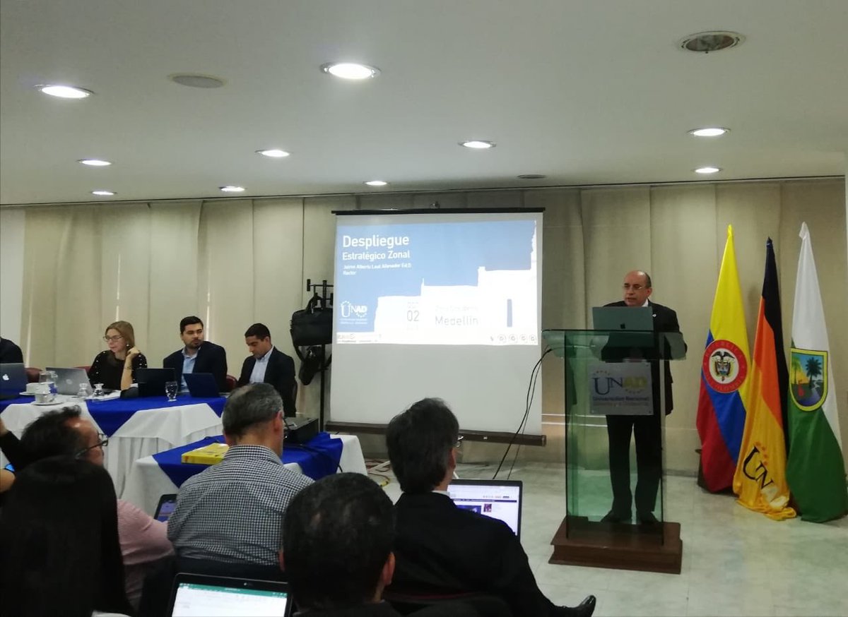 Inicia la reflexión rectoral en el Despliegue Estratégico Zonal de la Zona Occidente. #DespliegueZonalUNAD
<a href="/JaimeLeal_/">Jaime Leal Afanador</a>