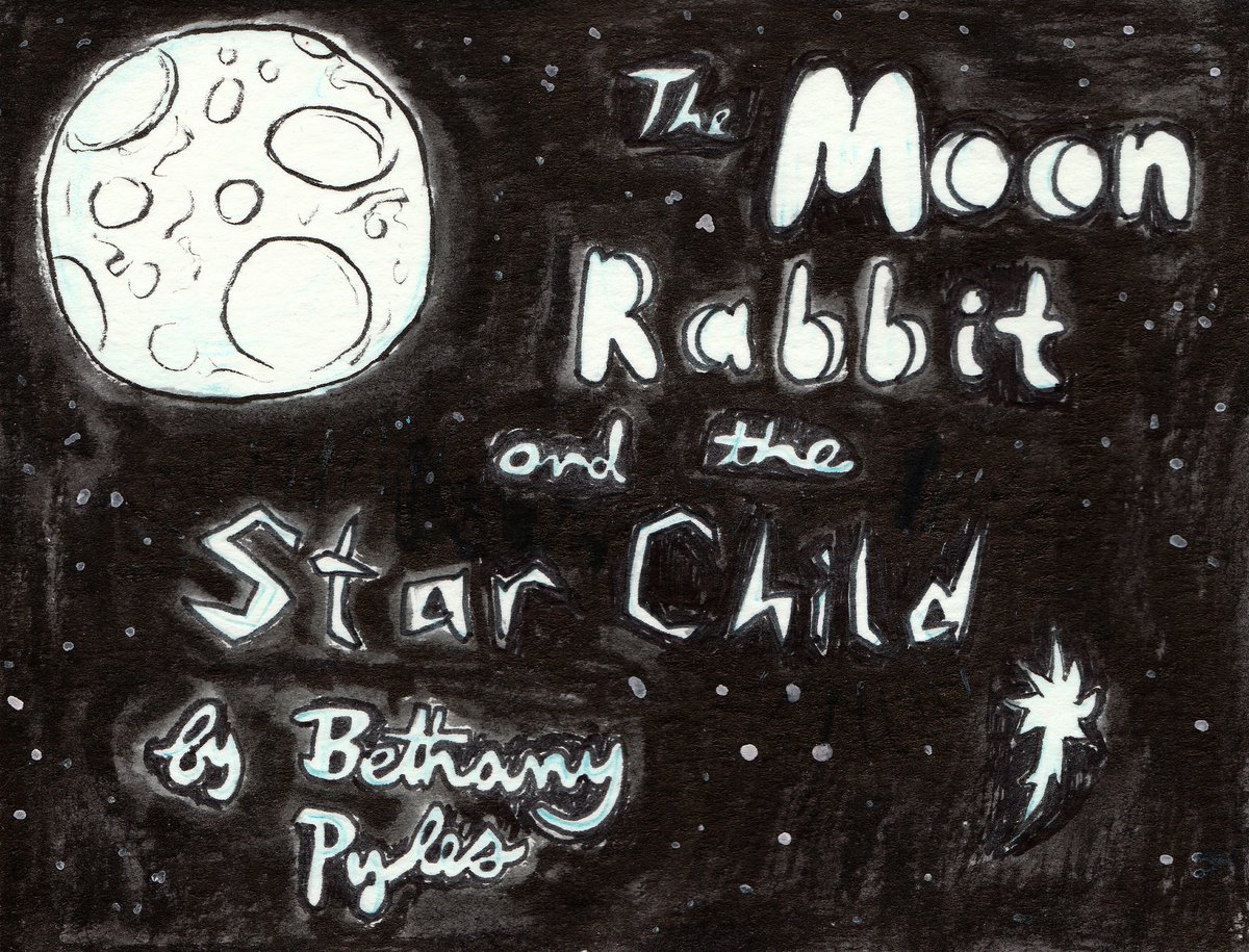 BethanyPyles's tweet photo. "Long ago, on the surface of the Moon, lived an old rabbit." https://t.co/6ySvm6rYDt