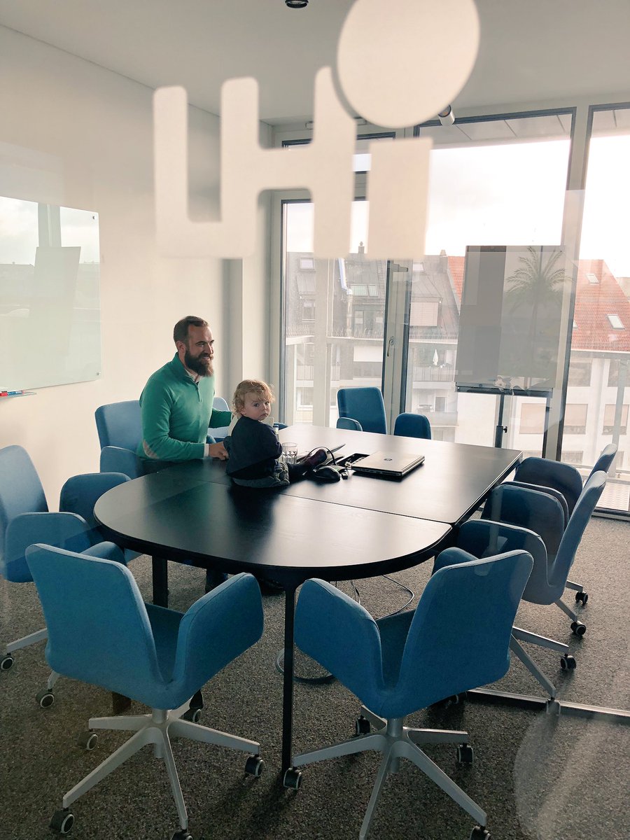 KalousLHi's tweet photo. My boss joined the management VC this morning! :) #LoveWhereYouWork @LHi_Group @SciProGlobal #daddyslittleprincess https://t.co/1uUAh8TMva