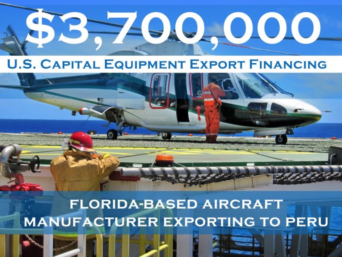 DrakeFinance's tweet photo. Case Study at a glance: Drake extended $3.7 million to a Florida based aircraft manufacturer #exporting to Peru. #exportfinance https://t.co/gvzU6FlkiN