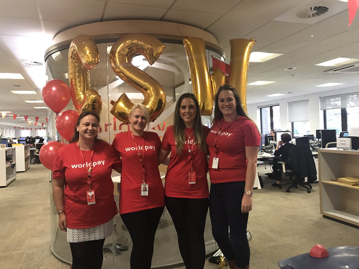 lavenderbelle's tweet photo. Amazing week to celebrate our service heroes #WorldpayLife #CSWeek2018 #UKOps #4cs https://t.co/3rIqYf3I7f