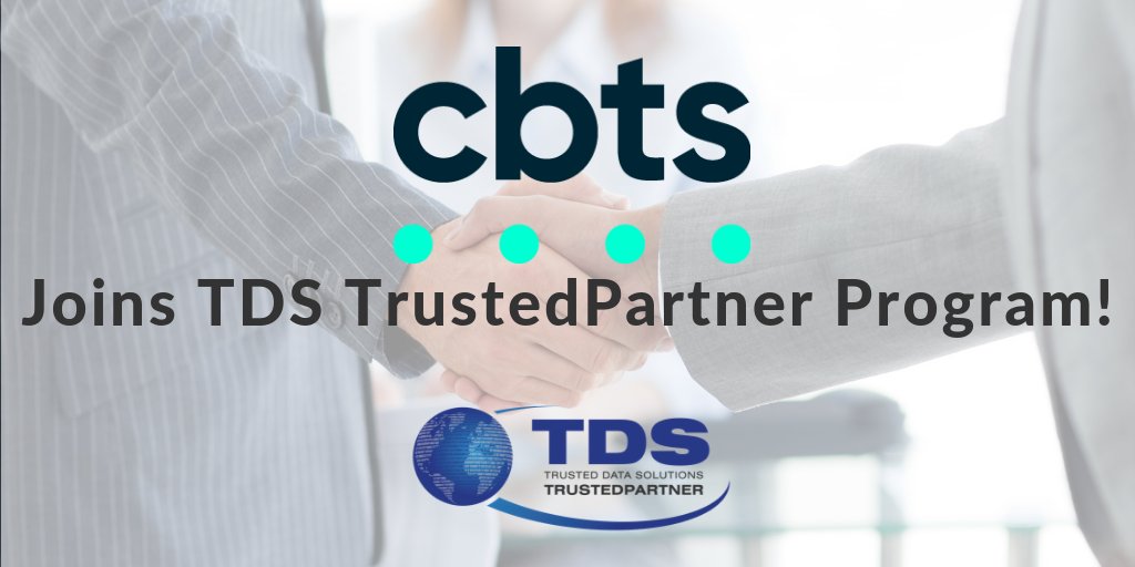 thetrusteddata's tweet photo. We are excited to announce our partnership with @CBTSConnect to provide legacy data access and manageability for enterprise customers! https://t.co/BHmLJADtSN #cloud #migration #emailarchives https://t.co/oloRLi97JS
