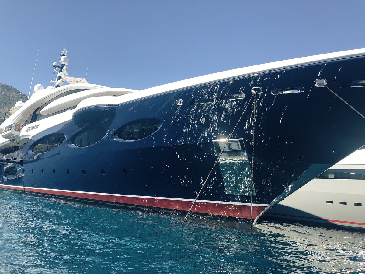 jonlucas_london's tweet photo. A fantastic @mys_monaco with @BurgessYachts and @theatro360 - some stunning craft on display. #MYBarbara #MYCloud9 #BeThereWithBurgess #MonacoYachtShow2018 https://t.co/oiGfDErWLt