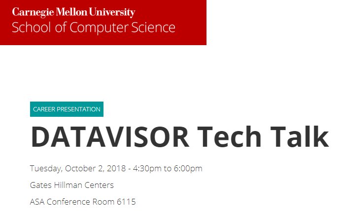 DataVisor's tweet image. Want to ride the AI wave at a high-growth startup? Listen to Fang Yu, Founder of @DataVisor a @Forbes Top 25 ML Startup To Watch, discuss catching fraud without labels at our Tech Talk at @CMU today at 430PM. #DataVisorCareers #FounderTalks. bit.ly/2Qn0S06