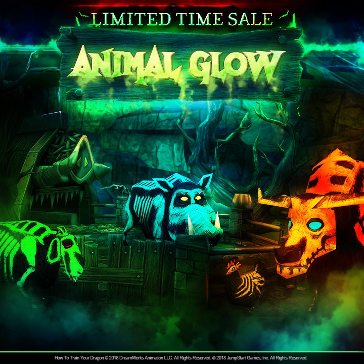 SchoolOfDragons's tweet photo. #Dreadfall has brought a change to the #SchoolOfDragons, head over now and check out these glowing farm animals!! #HTTYD
https://t.co/kGTJmiSNni https://t.co/E8YrJIYVfo