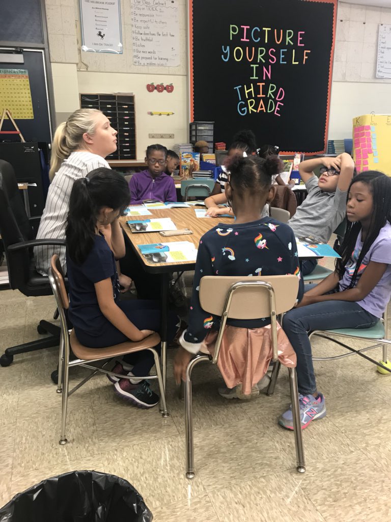 Small group is rocking at Milbrook! <a href="/cbrinkleybcps/">Candace Brinkley</a> @HeidiMillerBCPS @CbyersChristina