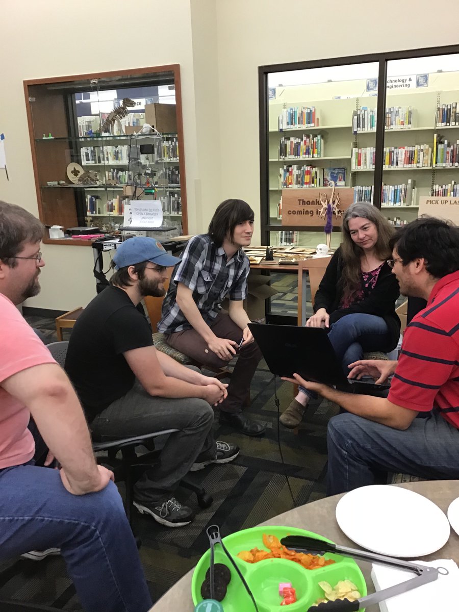 We had a great time at our first Maker Meetup last night at the Main Library Makerspace. Will and Melissa from <a href="/getconquer3d/">Conquer3D</a> gave a great presentation and a good time was had by all!