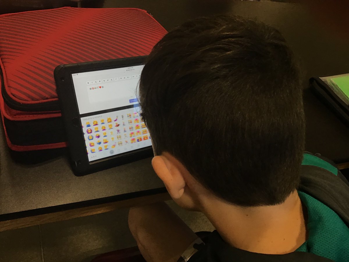 TroyModLang's tweet photo. Ss today were on creating written languages with symbols about historical events in their selected countries!  It was challenge but FUN! #DeepDiveSeries #HistoryofCommunication @belouga_ #connectedclassrooms #globaled #moedchat #modlang #beincredible #troylearns @TroySouthMiddle https://t.co/9bUU1KmNKq