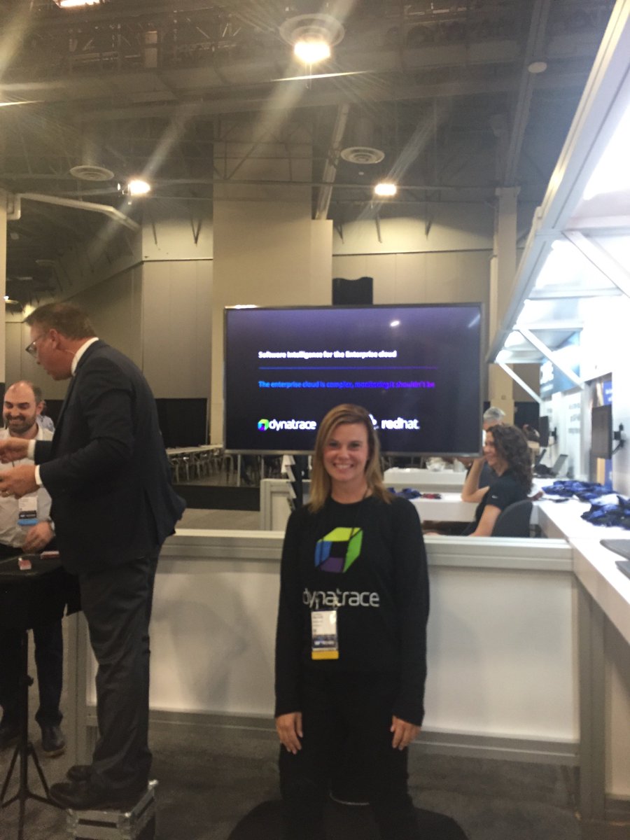 colleenmarinell's tweet image. #RedHat, thanks for letting me be a part of your #SAPTech experience!  Loved talking about the simplicity of monitoring for @openshift.