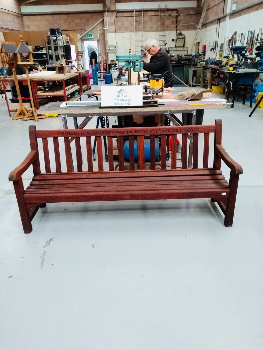 The Men On Twitter This Is One Of Twelve Benches Restored By Us