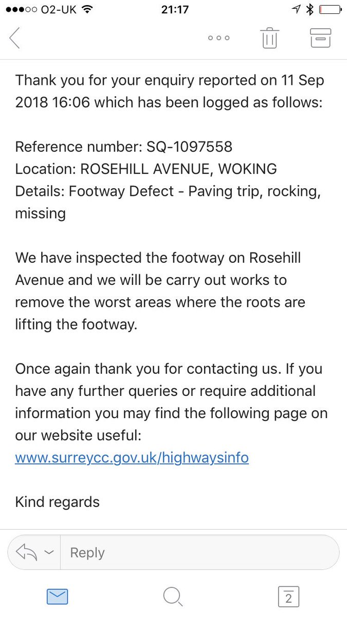 GPActionGroup's tweet image. GPAG have complained to the Council about  problem areas on the pavement in the area. Two  inconveniences - Watercress Way and  Rosehill Avenue - are  to be rectified. This is great  for the local  community who will  be able to navigate the area with mor  ease and dignity.