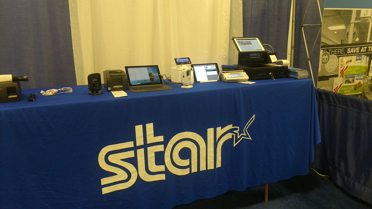 StarMicronics's tweet photo. Star is set-up and ready to go at the #P2PX in Minneapolis! Stop by our booth to learn more about our new #mCollection & #PromoPRNT! https://t.co/yabR2McFF7