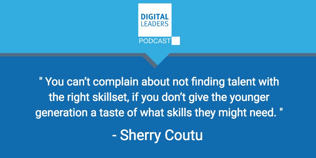 .<a href="/scoutu/">Sherry Coutu CBE</a> calls for SMEs to open their workplaces in order to give young people the experience needed to address the UK's digital skills gap👇

Listen to the full podcast here
goo.gl/o12Eri