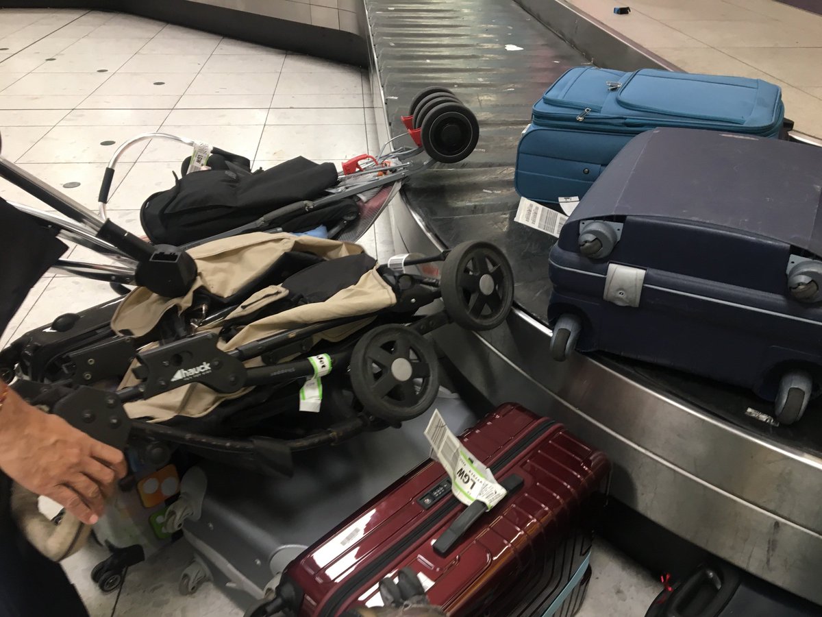 FelixColes's tweet photo. Great work @Gatwick_Airport those are my bags with laptop, and breakables, with many others belongings, all upside down, after countless shouts the machine clearly wasn’t working...

#idiots 
#welldone https://t.co/f8I8AQGnkC
