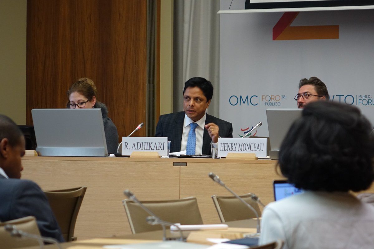EIF4LDCs's tweet photo. "For #LDCs, to allow digital technologies to support #InclusiveTrade, policy and #partnership are key to overcoming challenges in infrastructure, logistics, payment solution and skill gap." - @Ratnakaradi , ED of .@EIF4LDCs @#WTOPublicForum
#Tech4Trade https://t.co/3dwiZOmfwQ