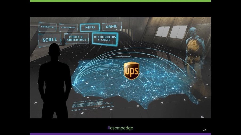 Nedim_Capstone's tweet photo. #CSCMPEDGE Not another PowerPoint. Come for a ride into the future of Industry 4.0, digital manufacturing and supply chain, where sports cars are 3D printed.
See you at Bayou B @ 3:45 today. UPS & #Hackrod https://t.co/MXZXtA1WVR