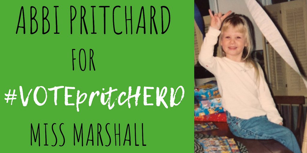 marshall_prssa's tweet photo. Everyone make sure you #VotePritcHERD !!! https://t.co/6JVQoQT07L