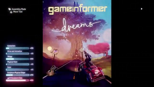 Обложка ноябрьского номера Game Informer с «песочницей» Dreams была сделана в самой игре
