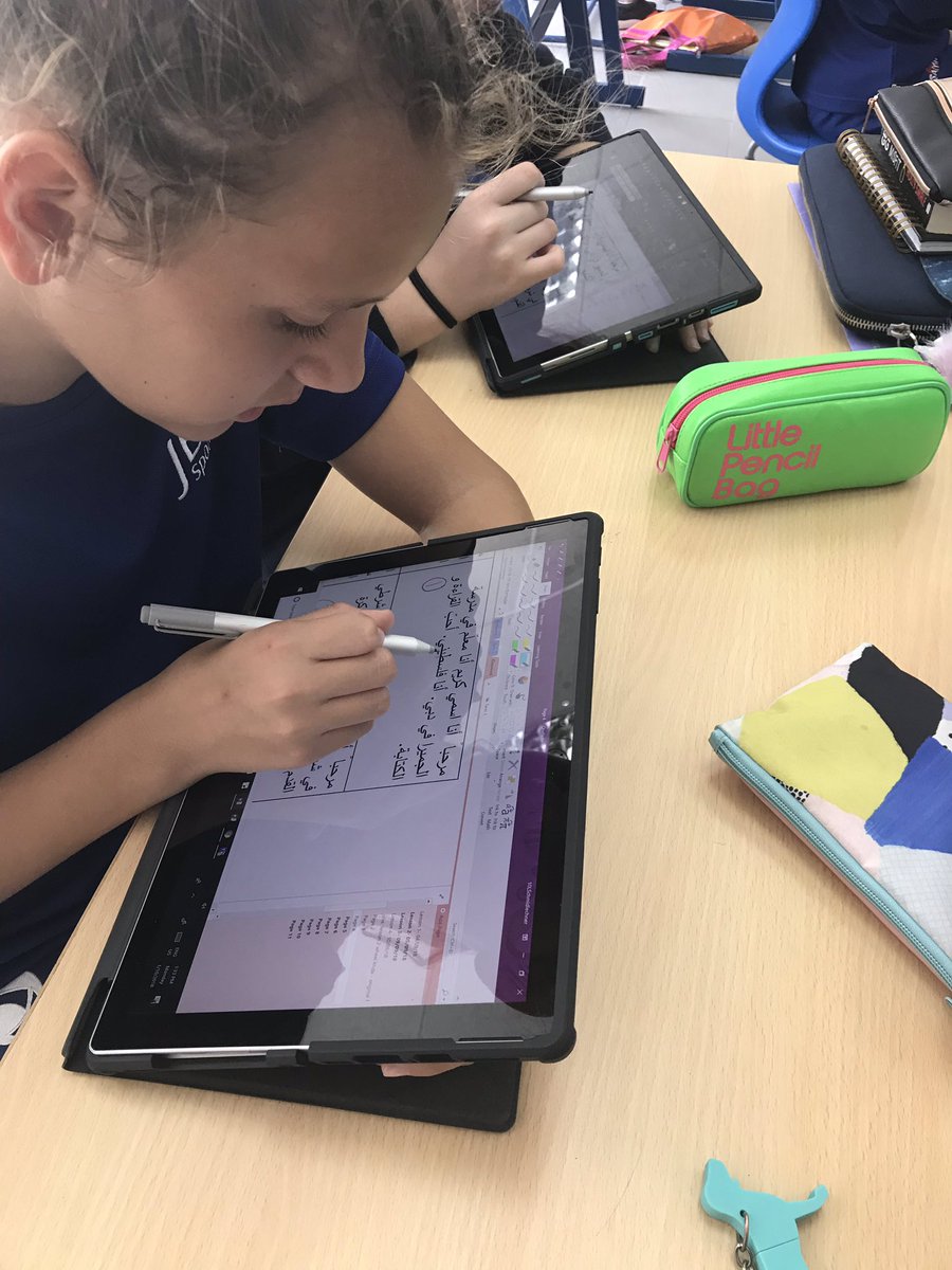 JESSArabicDept's tweet photo. Self teaching, self challenging and learning can’t be easier without One Note with year 9 set 1 Arabic group @OneNoteEDU @msonenote #learnforlearning https://t.co/GAzTSOnILa
