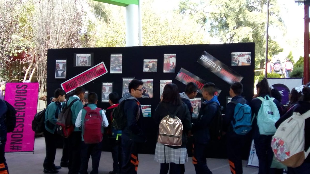 Exposición sobre el tema "Violencia en el noviazgo" y "Prevención del embarazo" en Escuela Secundaria técnica 49 Emiliano Zapata. 

#SoyImjuci