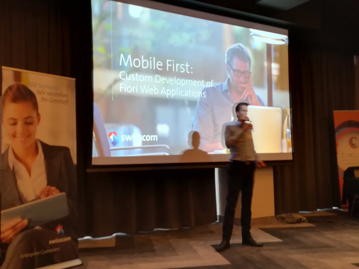 Kinga_M_G's tweet photo. Today, great evening in Wrocław. SAP Community MeetUp with Ciklum. The first topic FIORI MOBILE #SAP #SAPMEETUP #SAPCOMMUNITY #SAPMEETUP #SAPMENTOR #SAPFIORI #FIORI #CIKLUM #SWISSCOM https://t.co/XvZSu1S76w