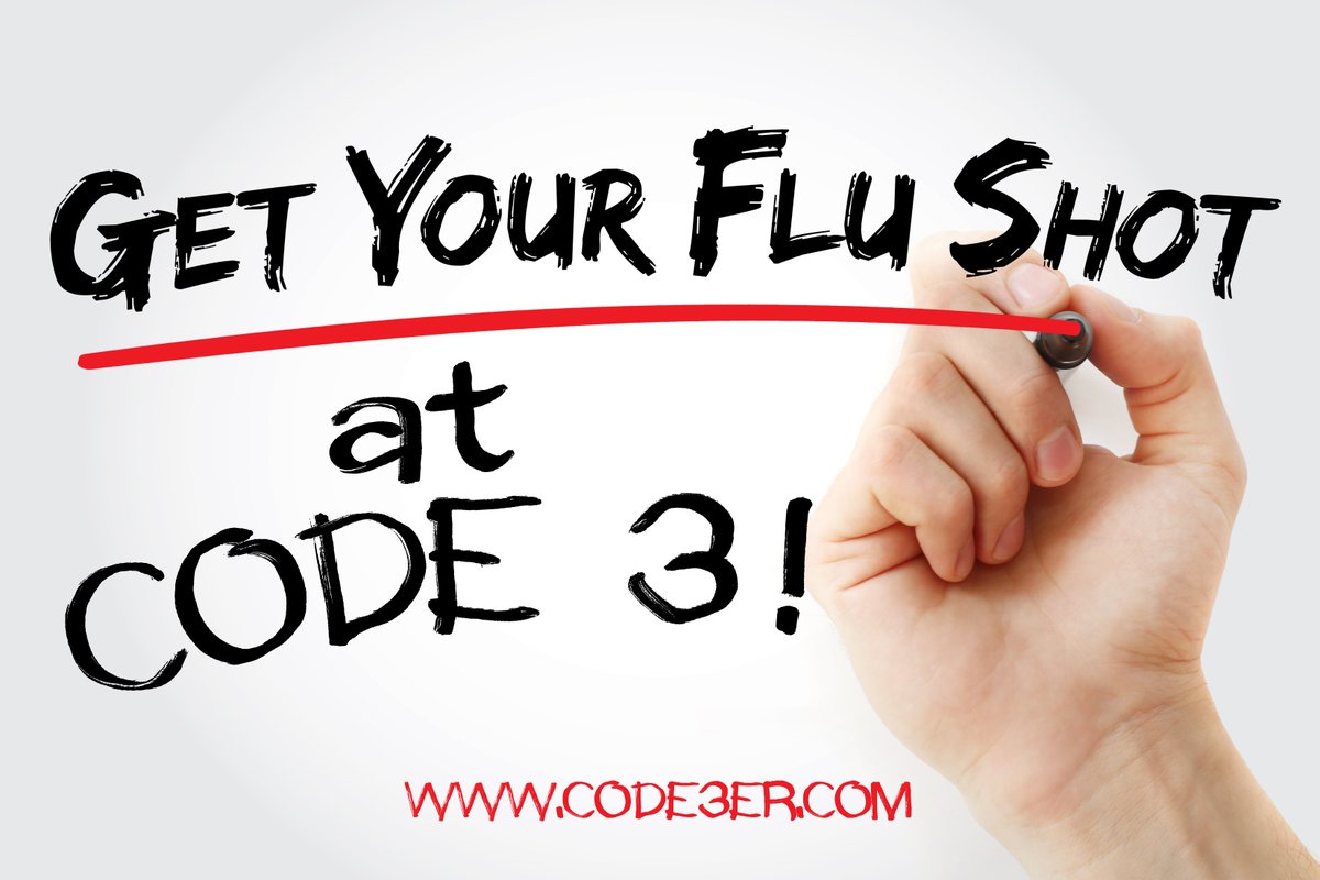 code3ER's tweet image. Last year's flu season claimed 80,000 lives & was the worst in 40 years. Let Code 3 be your first step in fighting the flu. Protect yourself & your loved ones by getting your Flu Shot today. #flu #code3 code3er.com statnews.com/2018/09/26/cdc…