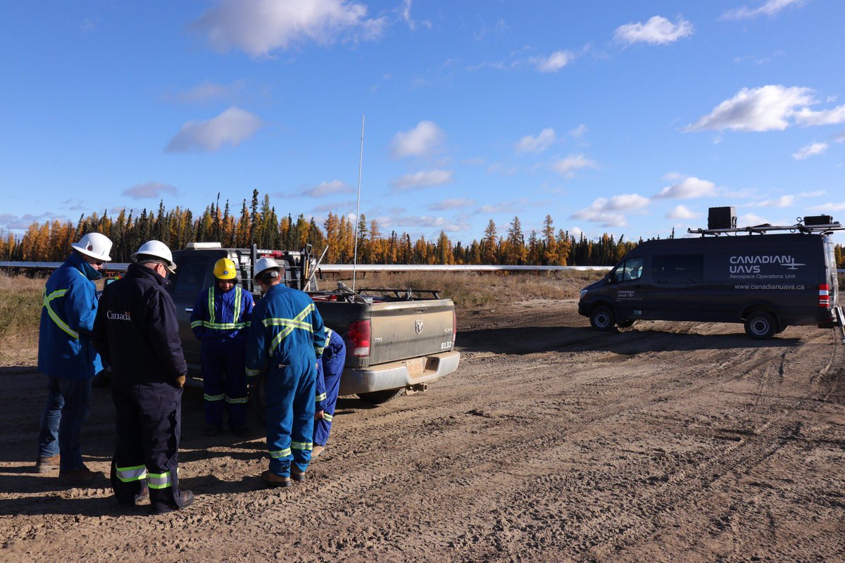 Week 2 of <a href="/CanadianUAVs/">Canadian UAVs</a> #BVLOSTrials starts with a site safety briefing.  <a href="/Transport_gc/">Transport Canada</a> in attendance for observation.